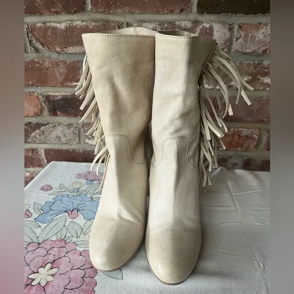 Free People Wild Rose Fringe Slouch Boots - Picture 2 of 10